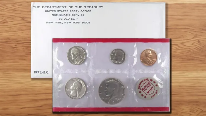 1972-D United States Uncirculated Coin Set. Image: CoinWeek.