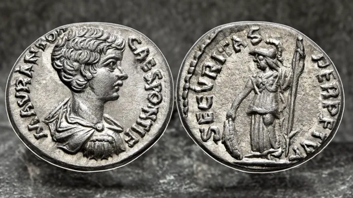 Caracalla, Caesar, 196-198. Denarius (Silver,3.00 g, 1), Laodicea ad Mare, 197-198. RIC 330. Image: Leu Numismatik AG.