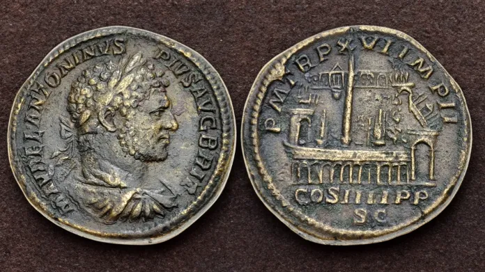 Caracalla. Sestertius (21.08 g,). Rome mint. Struck 213 CE. RIC III 500a. Image: CNG/CoinWeek.