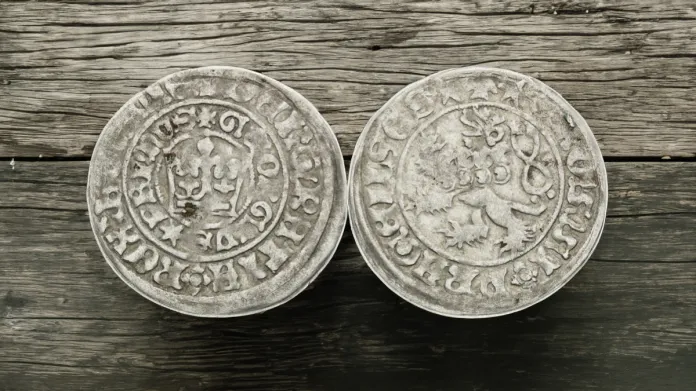 Silver groschen of Podiebrad, 1458-1471. Kutná Hora. Image: Macho &  Chlapovič/CoinWeek.