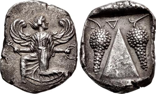 Figure 1: CARIA, Kaunos. Circa 450-430 BC. AR Stater (19mm, 11.37 g, 11h).