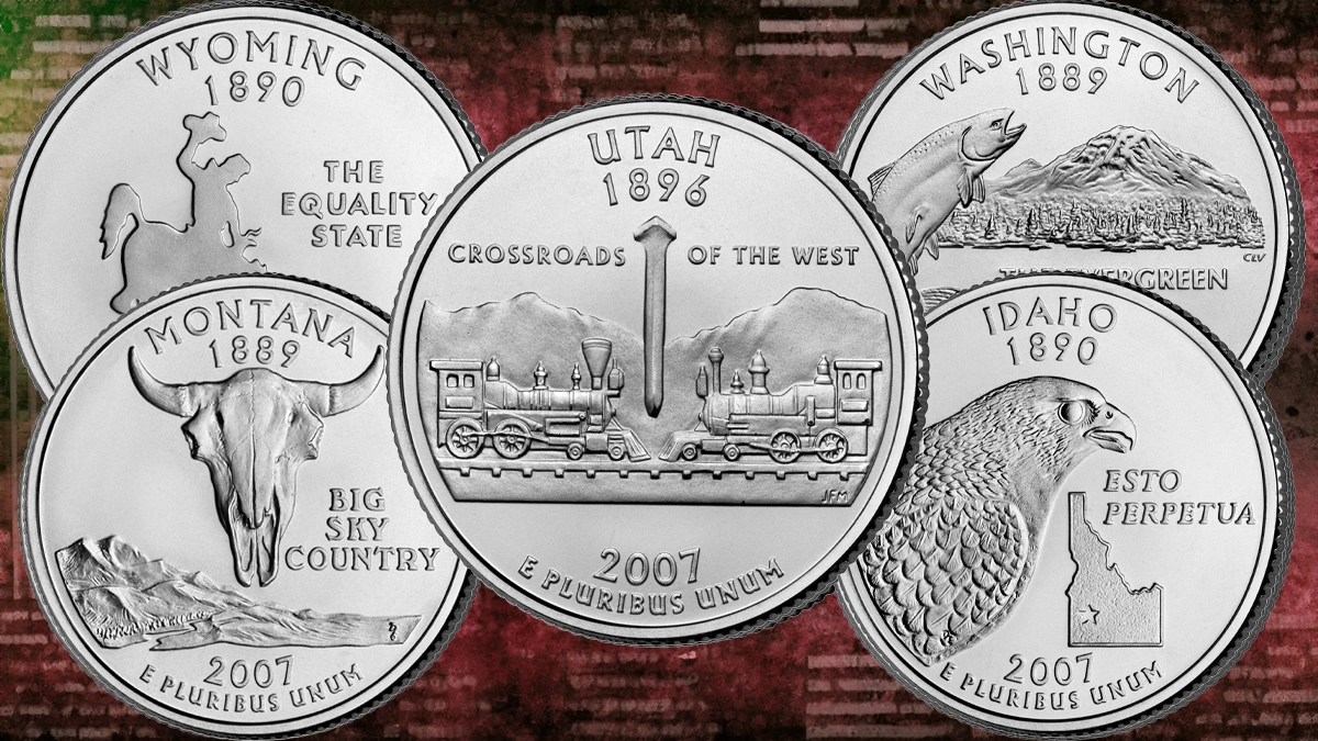 2007 50 State Quarters. Image: U.S. Mint/CoinWeek.