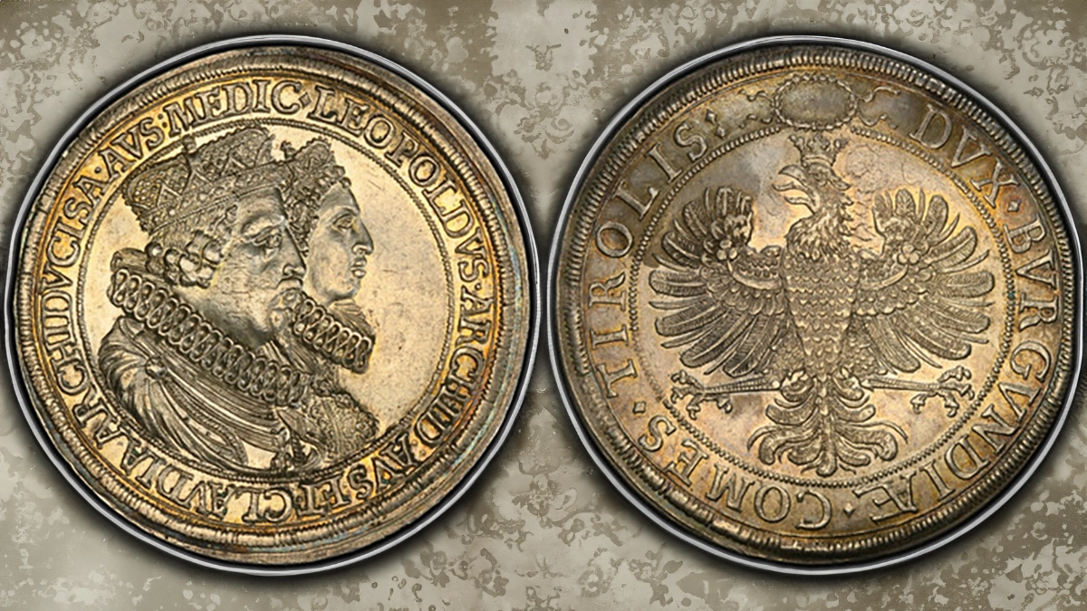 Austrian Double Thaler. Image: Atlas Numismatics.