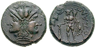 Uxentum (Oxzenton in Greek) Coinage Cont.