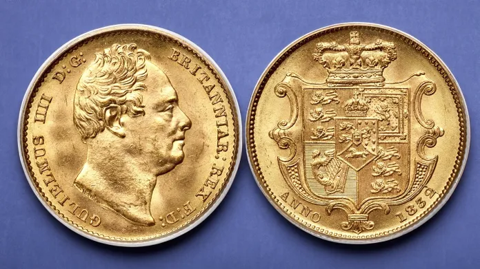 William IV Sovereign. Image: Heritage Auctions/CoinWeek.