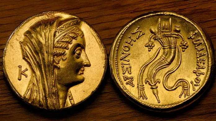 Arsinoe Oktadrachm. Image: Atlas Numismatics/CoinWeek.