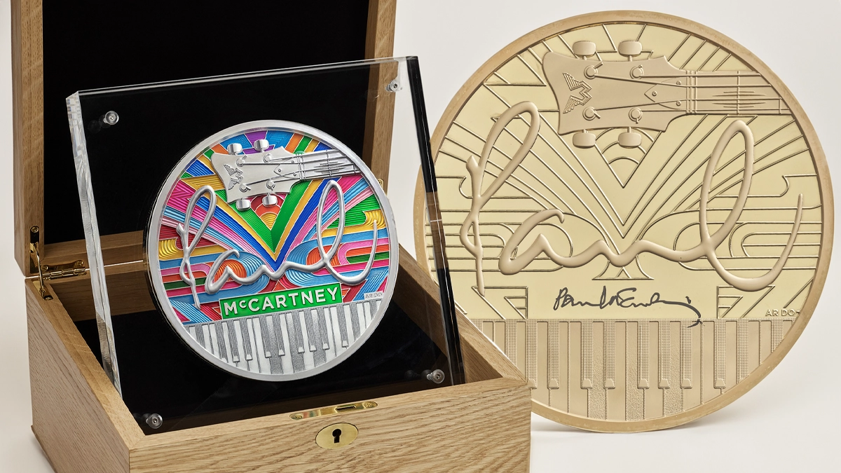 Paul McCartney Coins. Image: Royal Mint/Stack's Bowers.