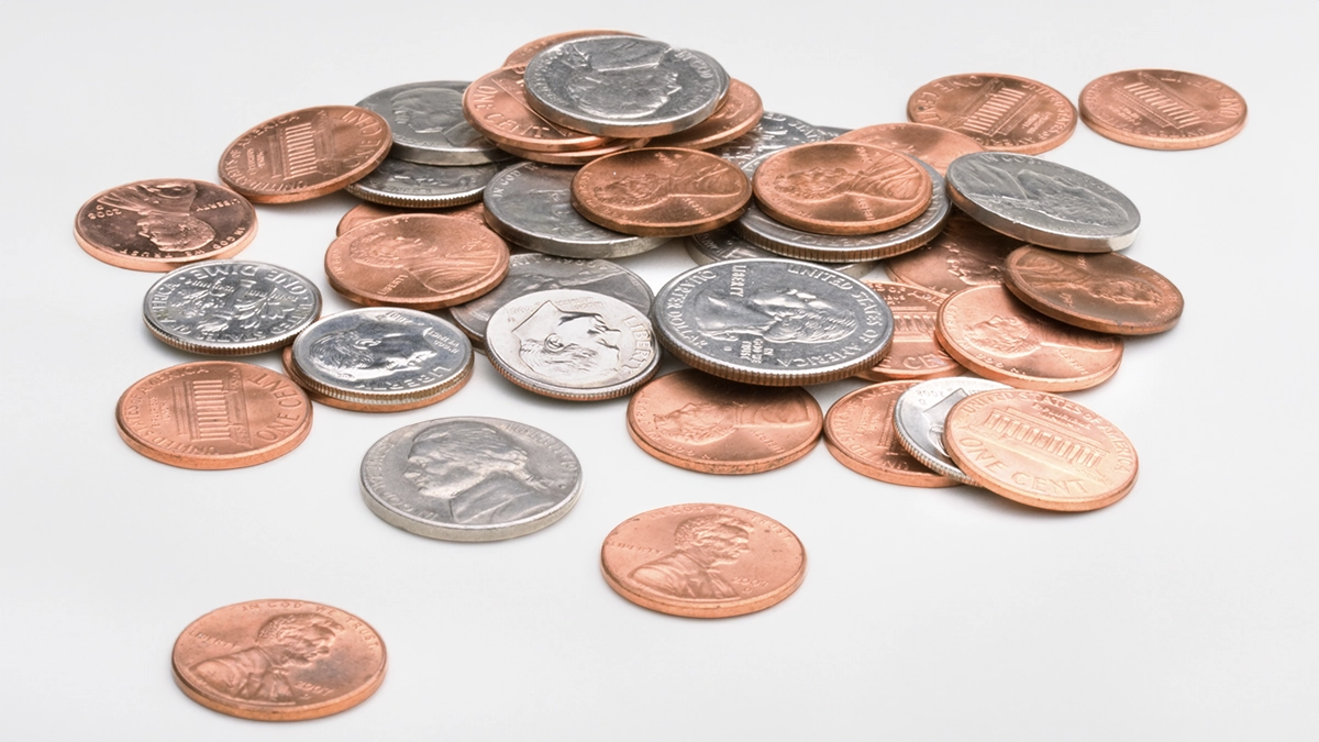 Loose change. Image: Adobe Stock.